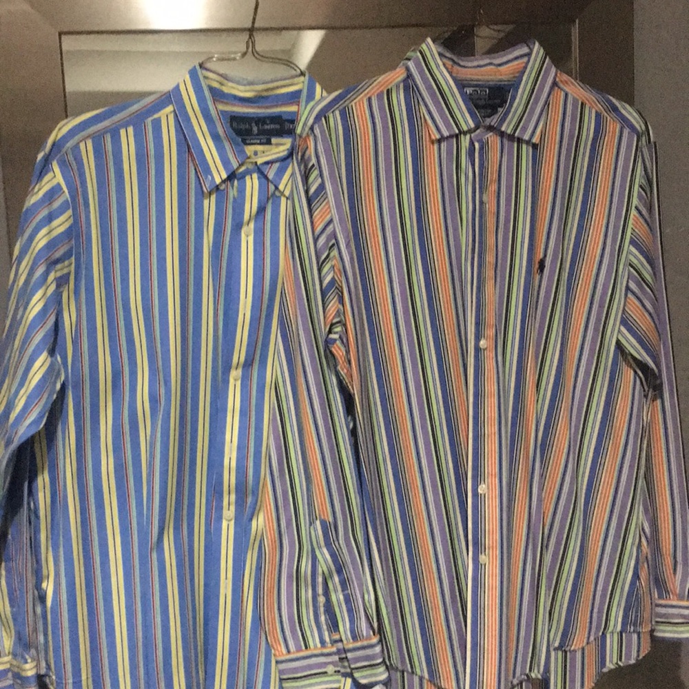 Package deal: 2 men’s Polo button down shirts